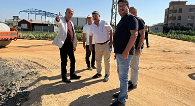 Başkan Yapar, Yol Çalışmalarını İnceledi