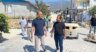 Başkan Yapar, Yol Çalışmalarını İnceledi