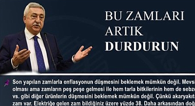 Bu Zamları Artık Durdurun
