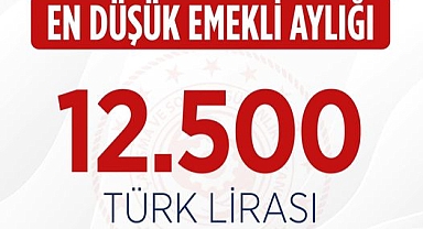 En Düşük Emekli Aylığı 12 Bin 500 TL