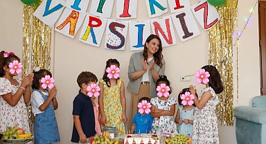 Esra Masatlı, Çocuk Evleri Sitesi'ni Ziyaret Etti