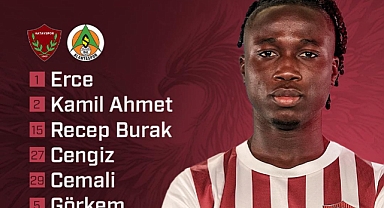 Hatayspor’un Alanyaspor karşısında ilk 11’i Belli oldu