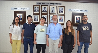 LGS Türkiye 1.si Arda Köker,  İTSO’yu Ziyaret Etti