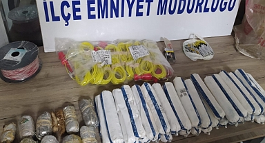 19 kilo 500 gram jel dinamit ele geçirildi