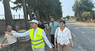 Başkan Amaç, Dörttaş Sahilindeki Çalışmaları Yerinde İnceledi