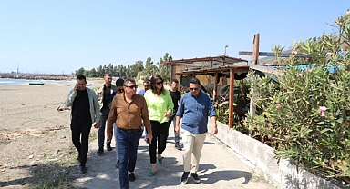Başkan Dönmez, Plaj Çalışmalarını Denetledi