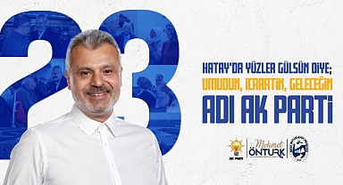 BAŞKAN ÖNTÜRK AK PARTİ'NİN 23. YIL DÖNÜMÜNÜ KUTLADI