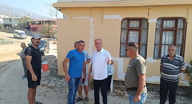 Başkan Yapar, Gülderen Mahallesi’nde İncelemelerde Bulundu