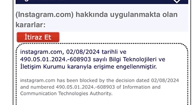 BTK: Instagram’a erişim engellendi
