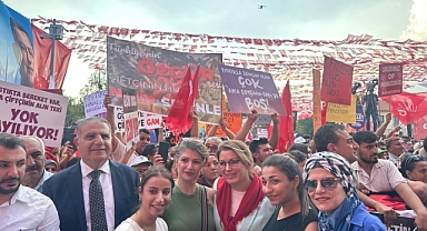 CHP HATAY FISTIK MİTİNGİNE KATILDI