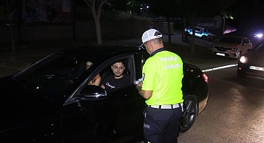 Dron destekli trafik denetimi yapıldı