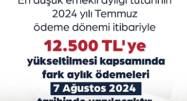 Emekliye Ek Zam Farkı Ödeme Tarihi 7 Ağustos’ta