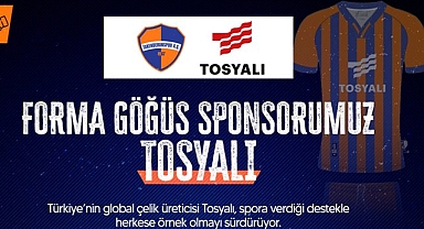 Forma Göğüs Sponsoru Tosyalı Oldu