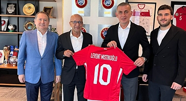 HATAYSPOR’DAN TFF BAŞKANI HACIOSMANOĞLU’NA ZİYARET