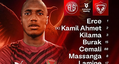 HATAYSPOR’UN İLK 11’İ BELLİ OLDU
