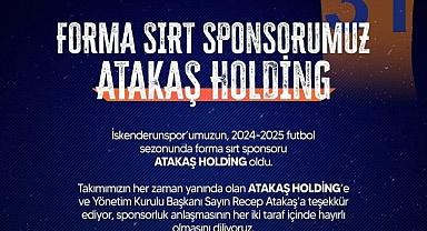 İSKENDERUNSPOR'A DEV SPONSOR