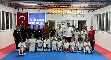 Özgün’den Altın Vuruş Karate Spor Kulübüne Ziyaret