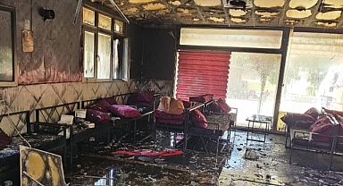 Reyhanlı'da restoranda çıkan yangın söndürüldü