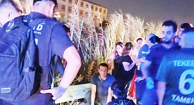 Samandağ'da devrilen motosikletin sürücüsü yaralandı