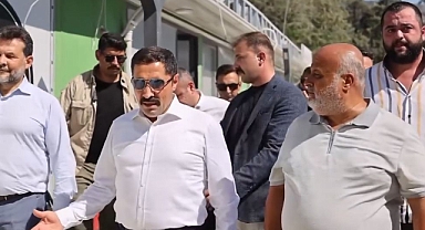 VALİ MASATLI KONTEYNER ÇARŞI ESNAFLARINI ZİYARET ETTİ