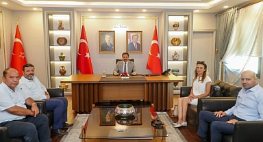 Vali Masatlı, Mali Müşavirleri Kabul Etti