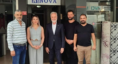 YILMAZ'DAN ÜYE ZİYARETİ