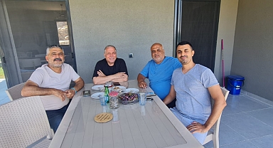 YILMAZ VE ALAKUŞ’TAN ÖZCAN AİLESİNE ZİYARET