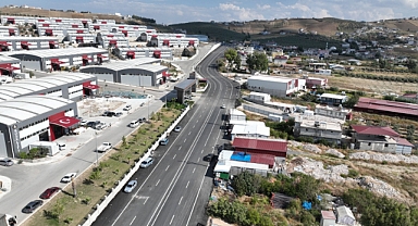 13 Kilometrelik Şam Yolu Asfaltlandı