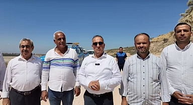 BAŞKAN SARI İLÇEYE YOL MÜJDESİ VERDİ