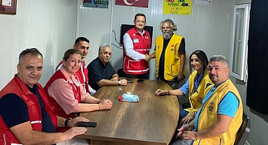 Büyük Orta Doğu Lions Derneği'nden Kızılay Hatay Şubesi'ne Ziyaret