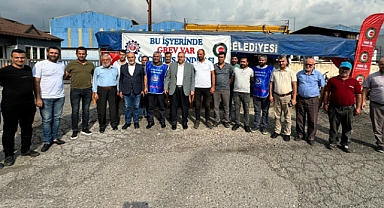 Çalışkan’dan İşçilere Destek Ziyareti