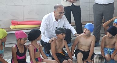 Çocuklar İçin Yüzme Kursu Açıldı