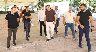 Dönmez, Renovasyon Çalışmalarını İnceledi