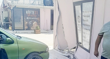 HATAY'DA KONTEYNER KENTTE İLGİNÇ KAZA