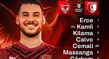 HATAYSPOR’UN BODRUM MAÇI 11’İ AÇIKLANDI