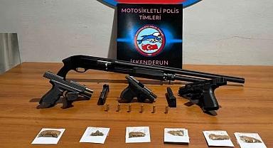 İskenderun'da Silah ve Mühimmat Operasyonu