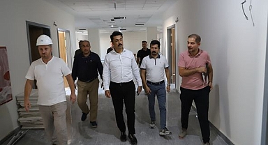 Kaymakam Sert, Yeni Devlet Hastanesi İnşaatını Yerinde İnceledi