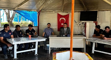 Keskin, İtfaiye Erleri İle Toplantı Gerçekleştirdi