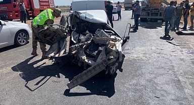 Mikser İle Çarpışan Otomobil Sahibi Hastanede Öldü