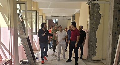 Okullarda Güçlendirme Çalışmaları Sürüyor