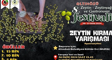 Altınözü'nde Zeytin Kırma Yarışması Heyecanı Başlıyor