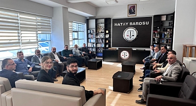  ATSO’dan Hatay Barosu'na Hayırlı Olsun Ziyareti