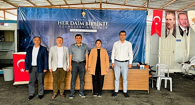 BAŞKAN TUTAR'DAN AK PARTİ İL TEŞKİLATINA ZİYARET