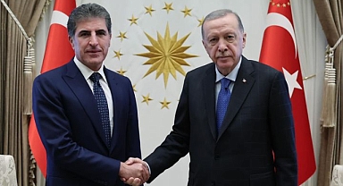 Cumhurbaşkanı Erdoğan, Barzani’yi Kabul Etti