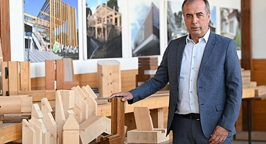 DEPREM BÖLGESİNE 4 KATLI AHŞAP KONUT