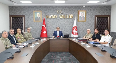 Hatay İl Asayiş ve Güvenlik Toplantısı Yapıldı