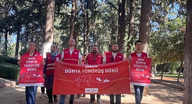 Kızılay Hatay'dan Farkındalık Yürüyüşü