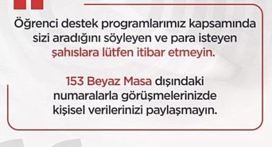 Öntürk'ten Dolandırıcılara karşı Uyarı