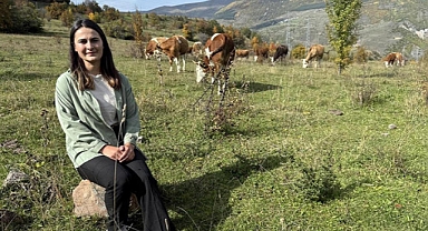 ÜNİVERSİTELİ ÇİFTÇİ KÖYÜNE ÖRNEK OLDU