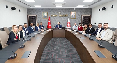 Vali Masatlı, Hatay Barosu'nun Yeni Başkanını Kabul Etti